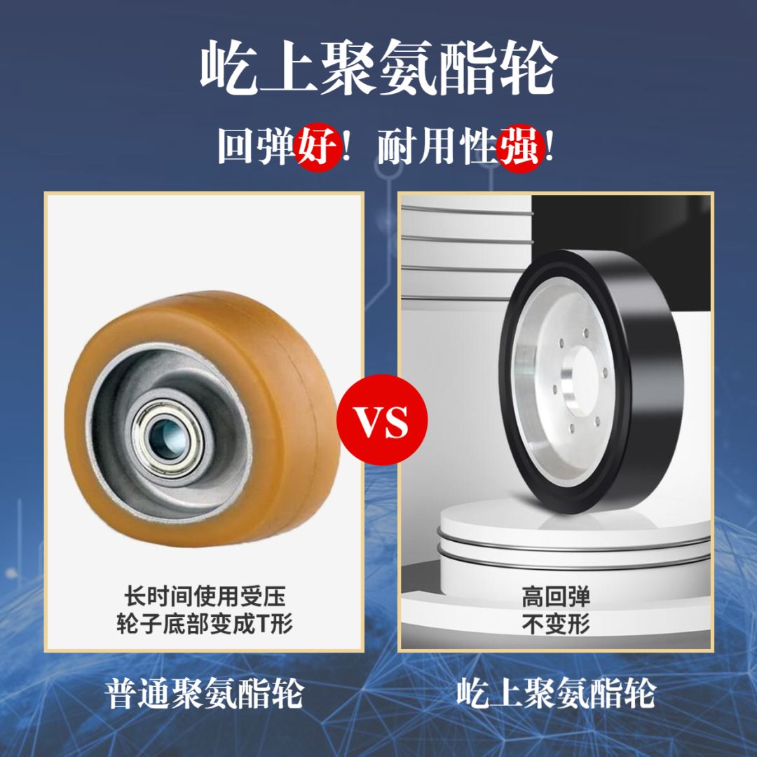 高回弹，超耐用，这个系列的聚氨酯轮碉堡了！