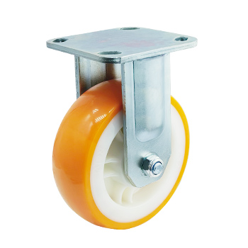 重型双轴承尼龙芯聚氨酯轮8006-86N