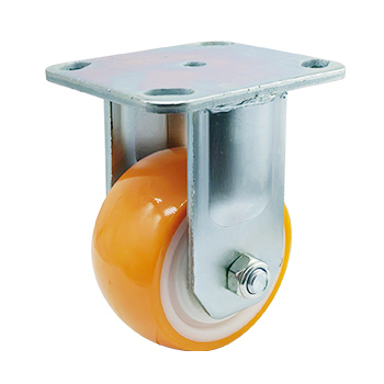 重型双轴承尼龙芯聚氨酯轮8004-86N