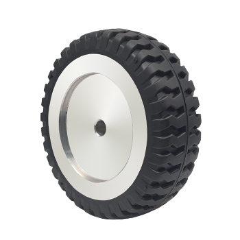 150×50系列-AGV橡胶管道轮-法兰φ10 150×50系列-AGV橡胶管道轮-法兰φ10