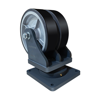 AGV 010310 双回旋系列重磅型铁芯聚氨酯轮-4600KG-12寸