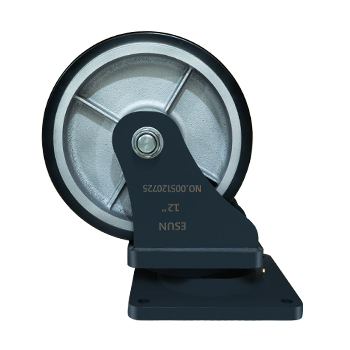 AGV 010310 双回旋系列重磅型铁芯聚氨酯轮-4600KG-12寸