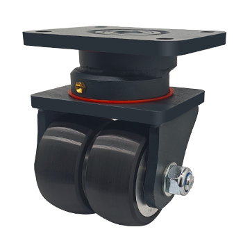 AGV08310双回旋系列中重型铝芯聚氨酯轮-700KG-3.4寸